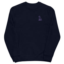 Load image into Gallery viewer, refdog Unisex eco sweatshirt - Embroidered - Navy