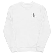 Load image into Gallery viewer, refdog Unisex eco sweatshirt - Embroidered - White